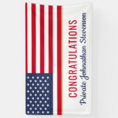 Amerikanische Flagge der Patriotischen Armee des m Banner (Vertikal)