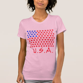 Amerikanische Flagge der Stern-Produkte T-Shirt