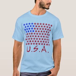 Amerikanische Flagge der Stern-Produkte T-Shirt