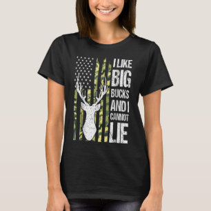 Amerikanische Flagge, die ich mag große Knüppel un T-Shirt