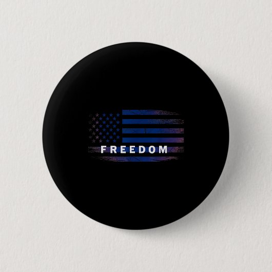 Amerikanische Flagge Dom Button (Vorderseite)