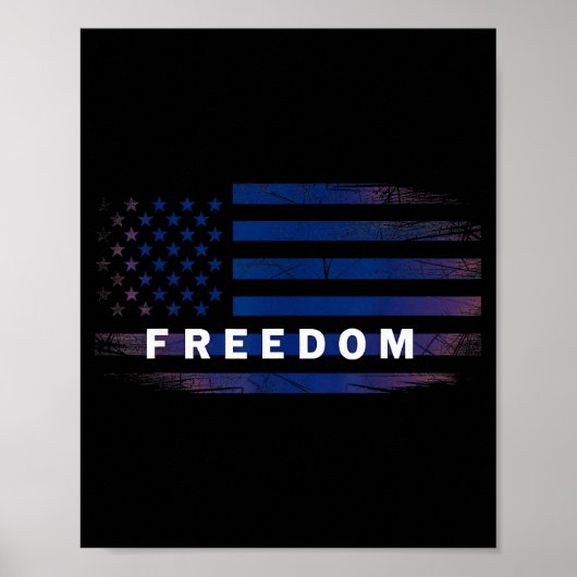 Amerikanische Flagge Dom Poster (Vorne)