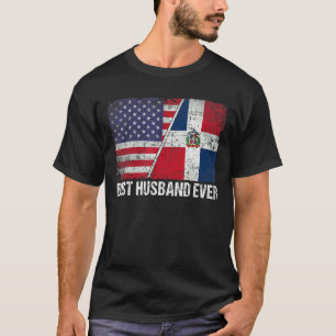 Amerikanische Flagge Dominikanische Republik Beste T-Shirt