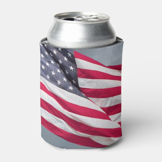 Amerikanische Flagge Dosenkühler (Kanne Vorderseite)