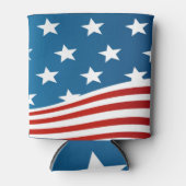 Amerikanische Flagge Dosenkühler (Vorderseite)