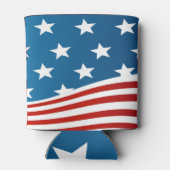 Amerikanische Flagge Dosenkühler (Rückseite)