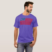 Amerikanische Flagge E3 Motocross Supercross T-Shirt (Vorne ganz)