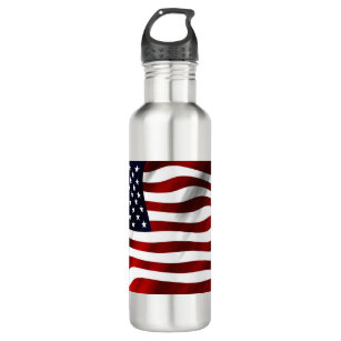 Amerikanische Flagge  Edelstahlflasche