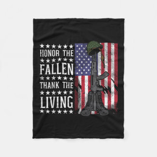 Amerikanische Flagge Ehre der gefallenen Mütter Fleecedecke