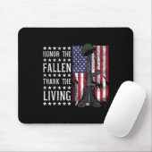 Amerikanische Flagge Ehre der gefallenen Mütter Mousepad (Mit Mouse)