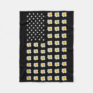 Amerikanische Flagge Ei Essen USA Patriotismus Pat Fleecedecke