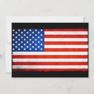 Amerikanische Flagge Einladung
