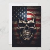 Amerikanische Flagge Einladung (Vorderseite)