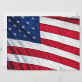 Amerikanische Flagge Einladung (Rückseite)