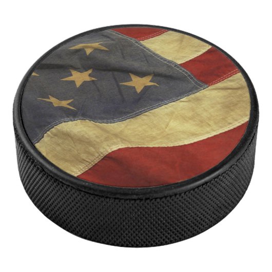 Amerikanische Flagge Eishockey Puck (3/4)