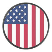 Amerikanische Flagge Eishockey Puck (Vorderseite)