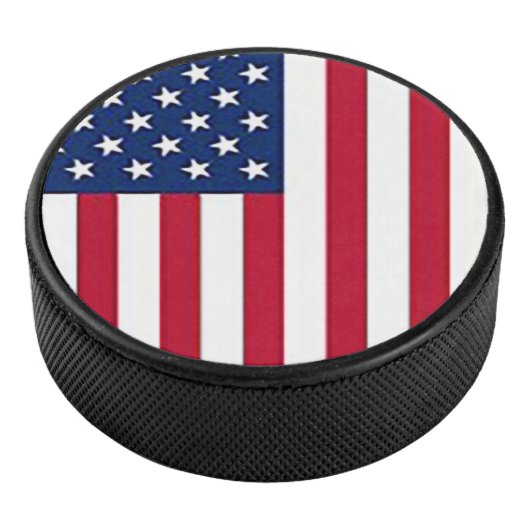 Amerikanische Flagge Eishockey Puck (3/4)