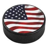 Amerikanische Flagge Eishockey Puck (3/4)