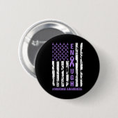 Amerikanische Flagge Endung Endoverdose Internatio Button (Vorne & Hinten)