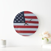 Amerikanische Flagge entwarf Uhr (Zuhause)