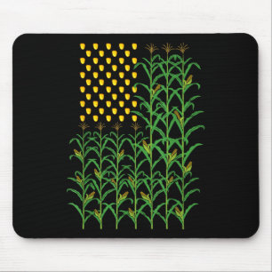 Amerikanische Flagge Ernte Bauern Bauernhof Landwi Mousepad