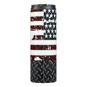 Amerikanische Flagge erschüttert Thermosbecher (Rückseite)