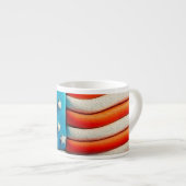 Amerikanische Flagge Espressotasse (Vorderseite Rechts)