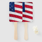 Amerikanische Flagge Fächer (Vorne und Hinten)