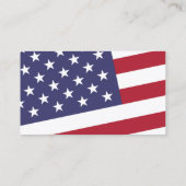 Amerikanische Flagge - Feier der US-Visitenkarte Visitenkarte (Rückseite)