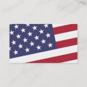 Amerikanische Flagge - Feiern der USA Visitenkarte (Rückseite)