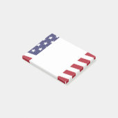 Amerikanische Flagge - Feiern in den USA - Klassik Post-it Klebezettel (angewinkelt)