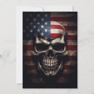 Amerikanische Flagge Feiertagskarte