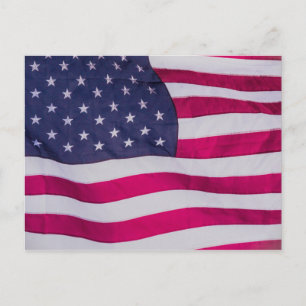 Amerikanische Flagge Feiertagspostkarte