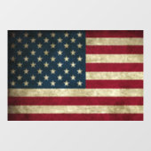 Amerikanische Flagge Fensteraufkleber (Blatt)