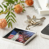 Amerikanische Flagge, Feuerwerke und Schlüsselanhänger (Seite)