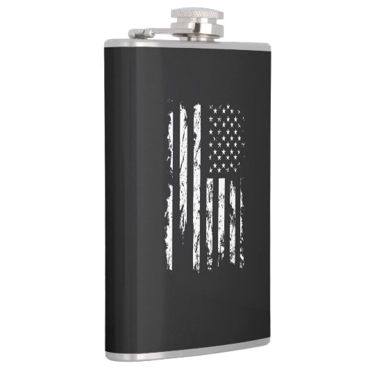 Amerikanische Flagge Flachmann (Rechts)