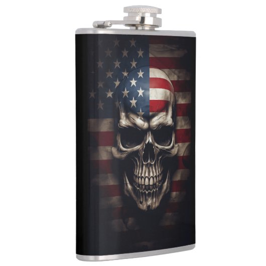 Amerikanische Flagge Flachmann (Rechts)