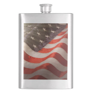 Amerikanische Flagge Flachmann