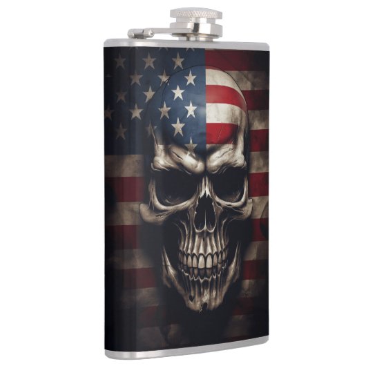 Amerikanische Flagge Flachmann (Rechts)