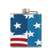 Amerikanische Flagge Flachmann (Rückseite)