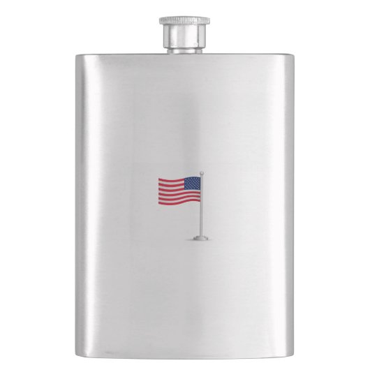 Amerikanische Flagge Flachmann (Vorderseite)