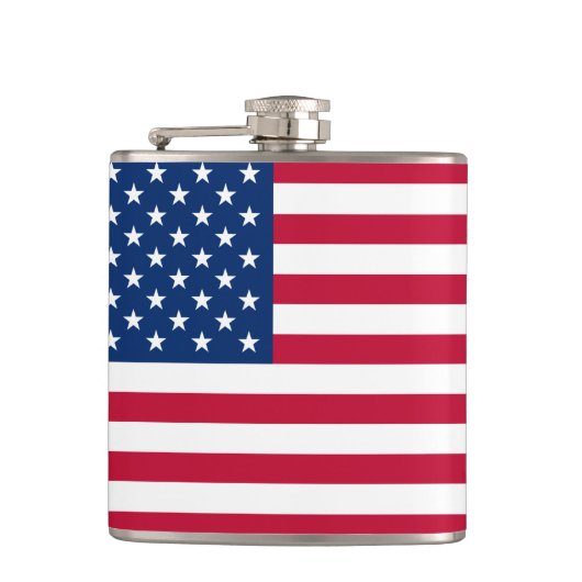 Amerikanische Flagge Flachmann (Vorderseite)