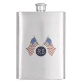 Amerikanische Flagge Flachmann (Vorderseite)