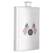 Amerikanische Flagge Flachmann (Rechts)