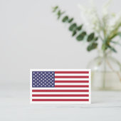 Amerikanische Flagge, Flagge der Vereinigten Staat Visitenkarte (Stehend Vorderseite)
