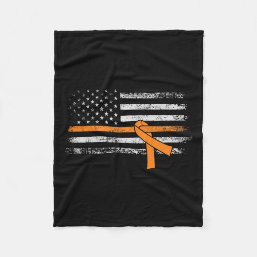 Amerikanische Flagge Fleecedecke (Vorderseite)