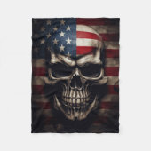 Amerikanische Flagge Fleecedecke (Vorderseite)