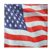 Amerikanische Flagge Fliese (Vorderseite)