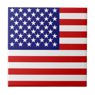 Amerikanische Flagge Fliese