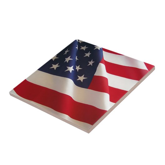 Amerikanische Flagge Fliese (Seite)